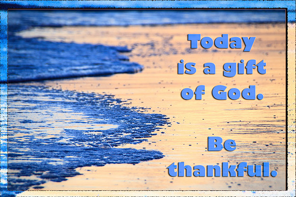 be thankful