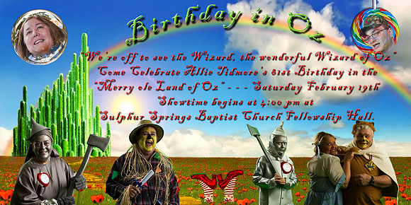 The Mother of Oz Invitation Back