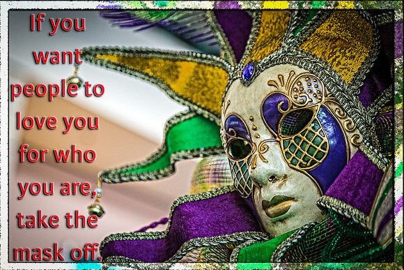 Take the mask off